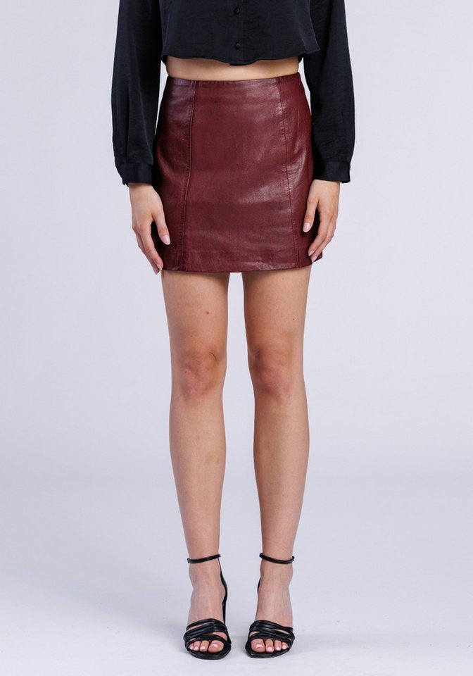 Freaky Nation Lederrock Skirt-FN von Freaky Nation