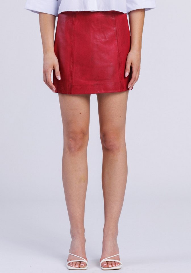 Freaky Nation Lederrock Skirt-FN von Freaky Nation