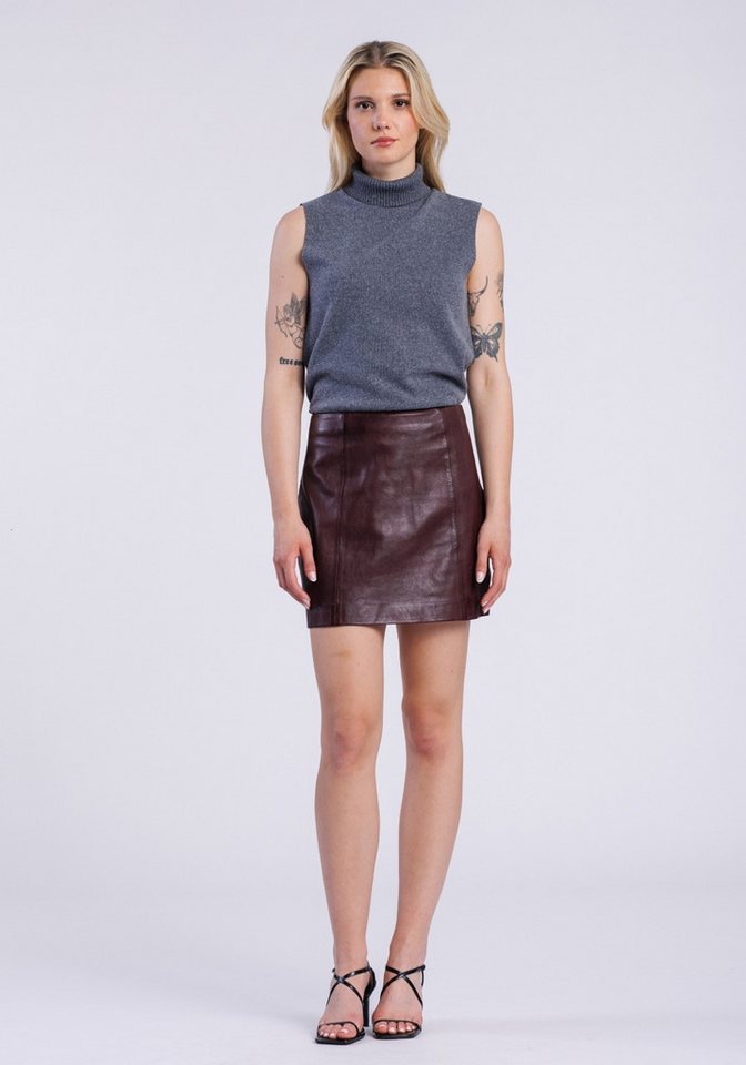 Freaky Nation Lederrock Skirt-FN von Freaky Nation