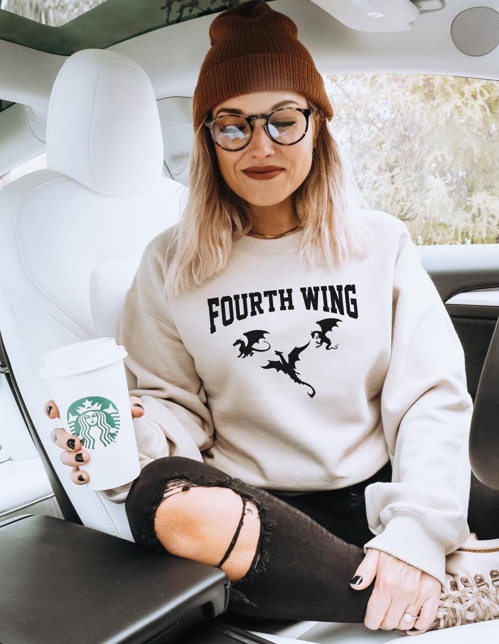 Basgiath War College Sweatshirt, Fourth Wing Sweater, The Empyrean Series, Violet Sorrengail Fantasy Book, Wing, Gift For Her Basgiath War College Sweatshirt, Fourth Wing Sweater, The Empyrean Series, Violet Sorrengail Fantasy Book, Wing, Gift For Her von FreakyDesignShop