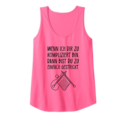 Damen Kompliziert - Spruch sarkastisch frech cool lustig Sarkasmus Tank Top Damen Kompliziert - Spruch sarkastisch frech cool lustig Sarkasmus Tank Top von Freche Sprüche Sarkastische Sprüche Coole Sprüche