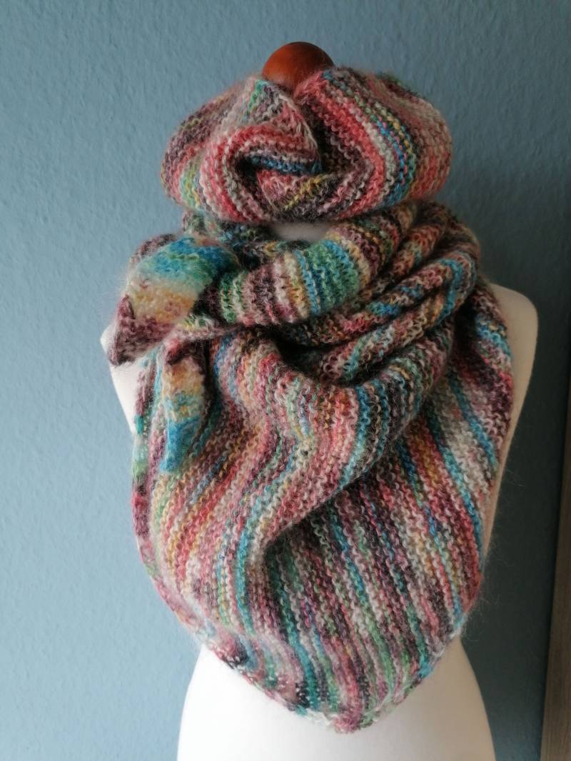 Set Aus Halstuch Und Stirnband, Gestrickt von FrecheMaschen