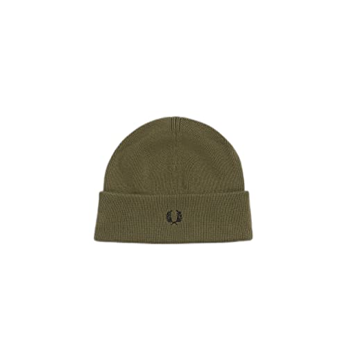 BEANIE UOMO FRED PERRY UNIFORM GREEN von Fred Perry