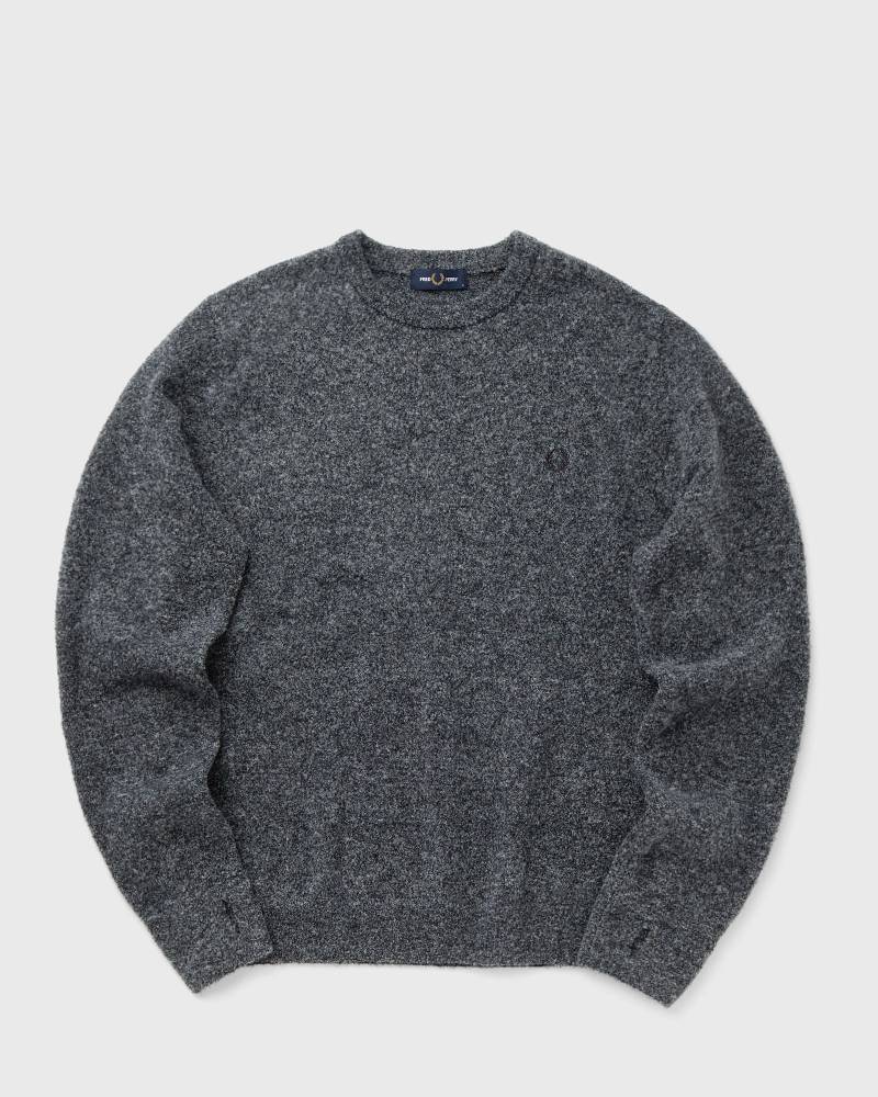 Fred Perry BOUCLE CREW NECK JUMPER men Pullovers grey in Größe:M von Fred Perry