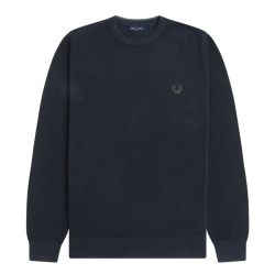 Fred Perry Blauer Rundhals-pullover von Fred Perry