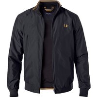 Fred Perry Herren Blouson blau Mikrofaser unifarben von Fred Perry