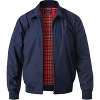 Fred Perry Herren Blouson blau Baumwolle unifarben von Fred Perry