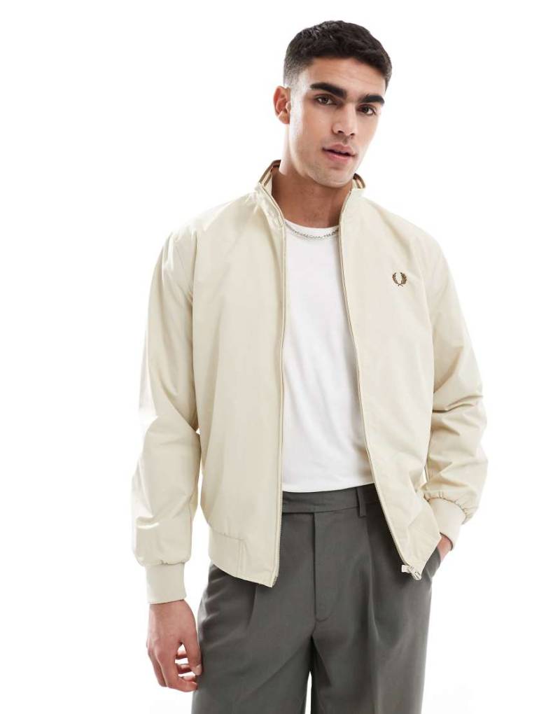 Fred Perry - Brentham - Jacke in Hellbeige-Neutral von Fred Perry