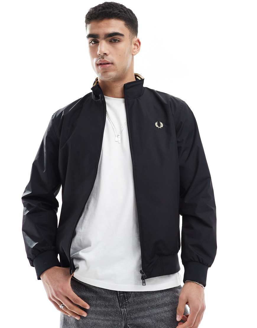 Fred Perry - Brentham - Jacke in Schwarz von Fred Perry