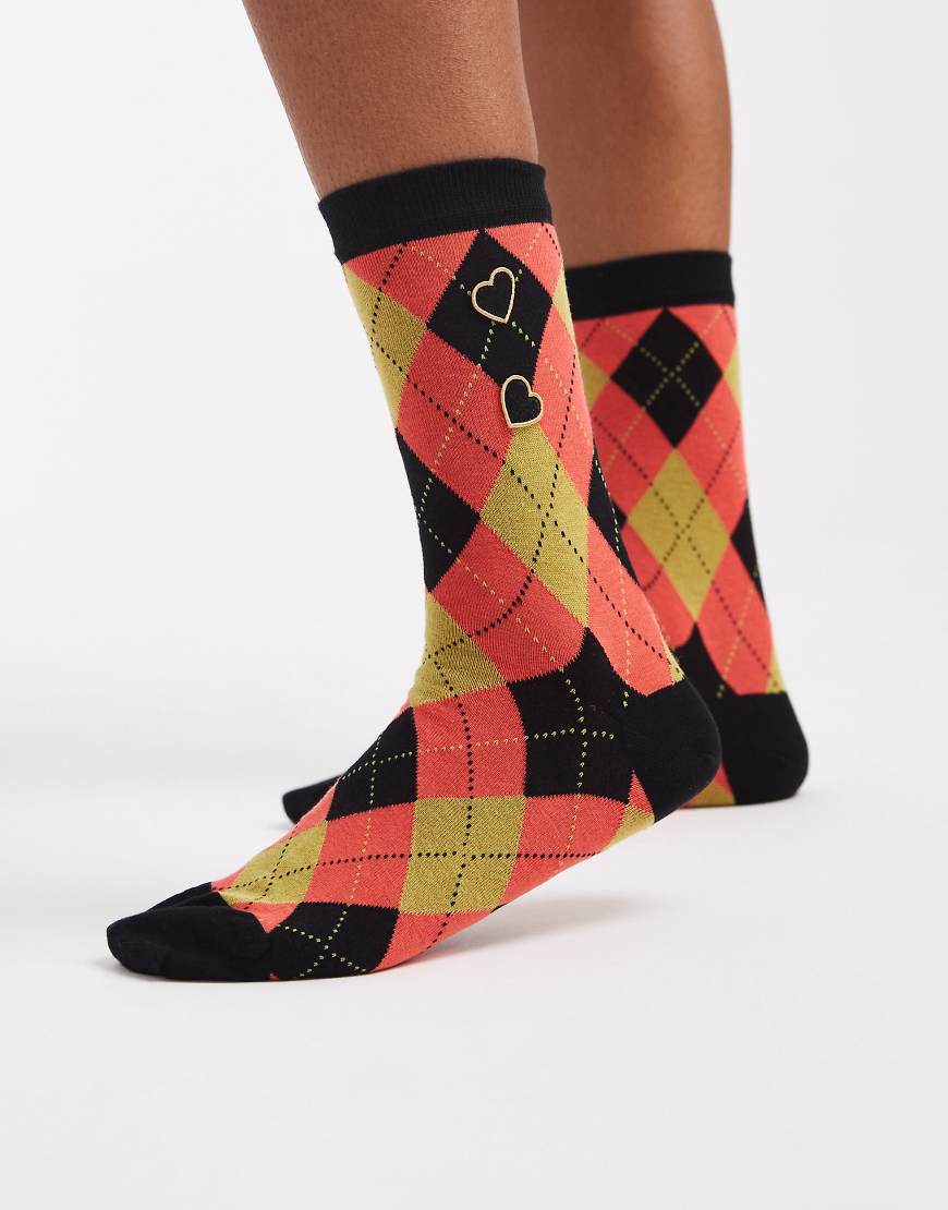 Fred Perry - Bunte Socken mit Rautenmuster Fred Perry - Bunte Socken mit Rautenmuster von Fred Perry