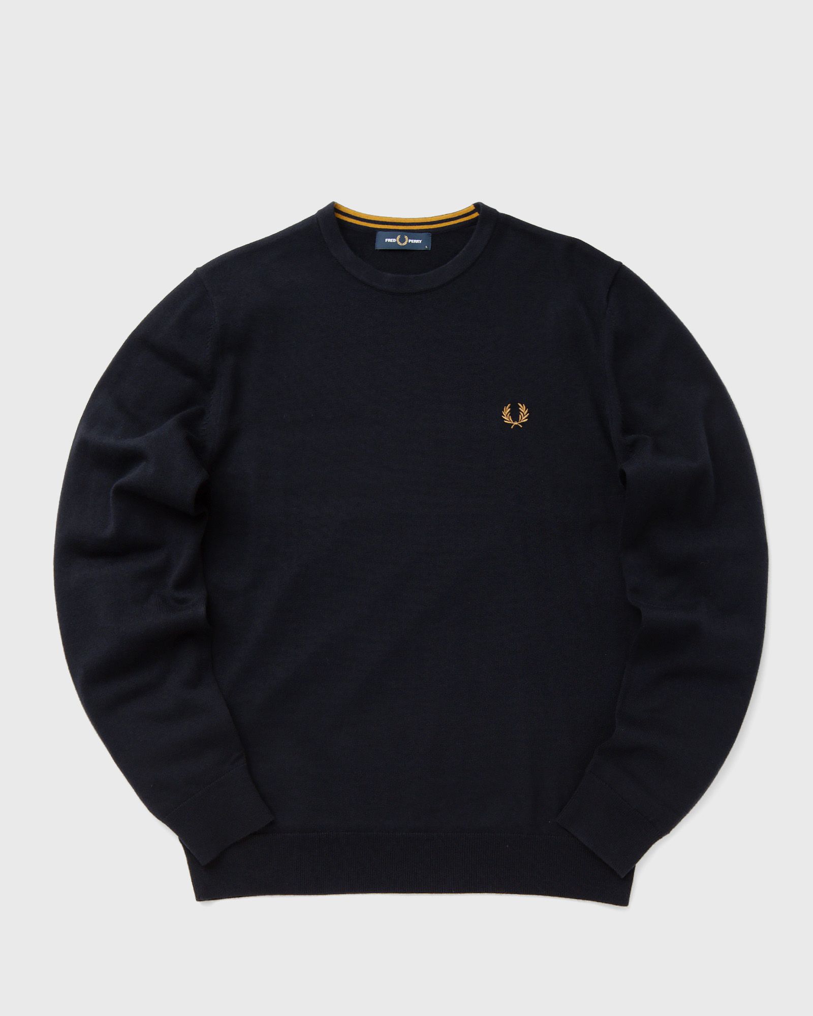 Fred Perry CLASSIC CREW NECK JUMPER men Sweatshirts blue in Größe:L Fred Perry CLASSIC CREW NECK JUMPER men Sweatshirts blue in Größe:L von Fred Perry