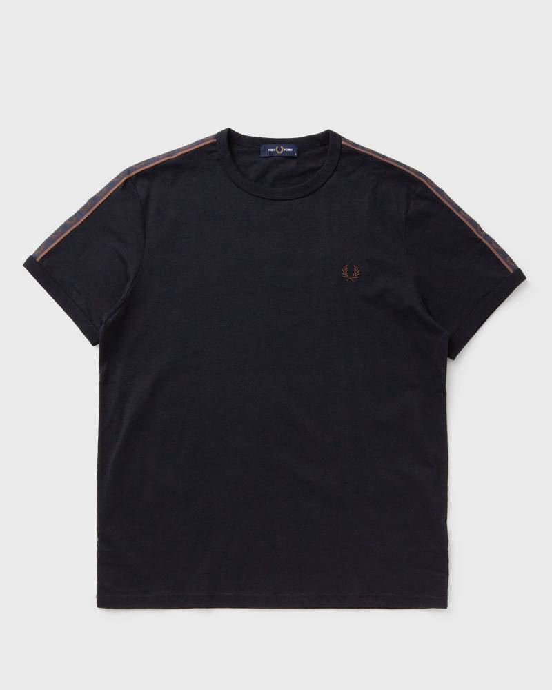 Fred Perry CONTRAST TAPE RINGER T-SHIRT men Shortsleeves blue in Größe:L von Fred Perry