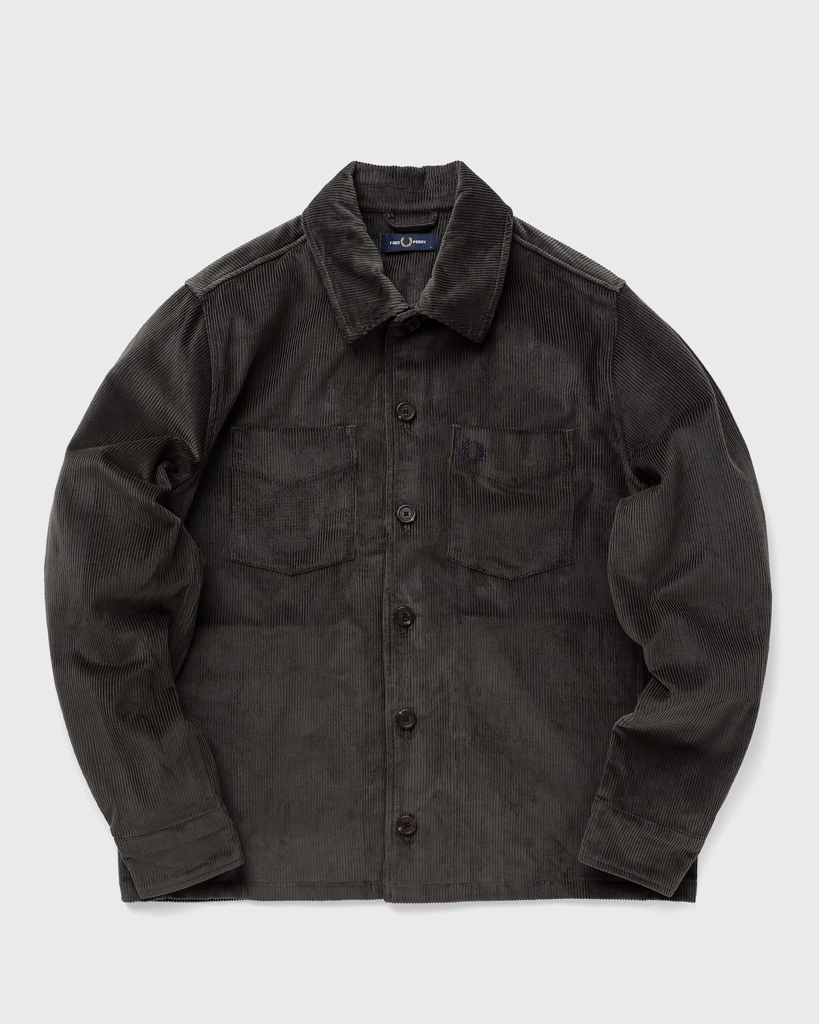 Fred Perry CORD OVERSHIRT men Overshirts green in Größe:S von Fred Perry