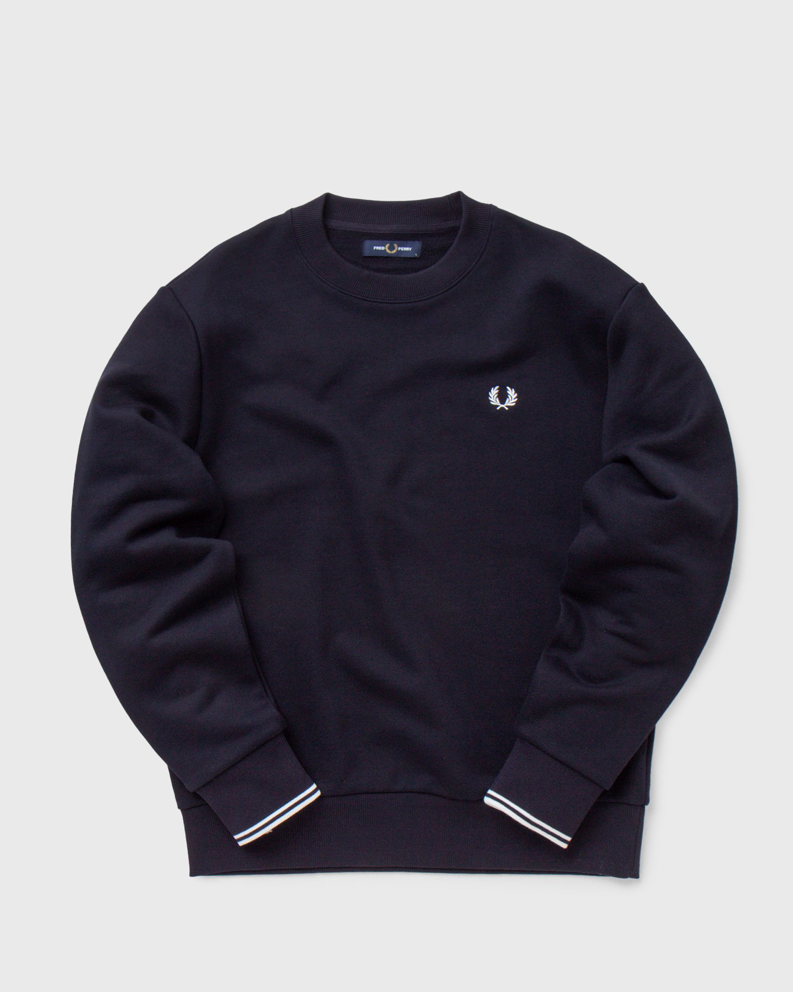 Fred Perry CREW NECK SWEATSHIRT men Sweatshirts blue in Größe:L von Fred Perry