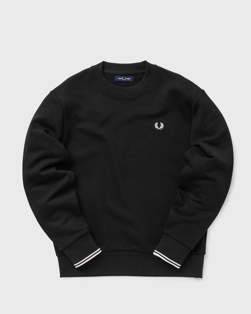 Fred Perry CREW NECK SWEATSHIRT men Sweatshirts black in Größe:M von Fred Perry