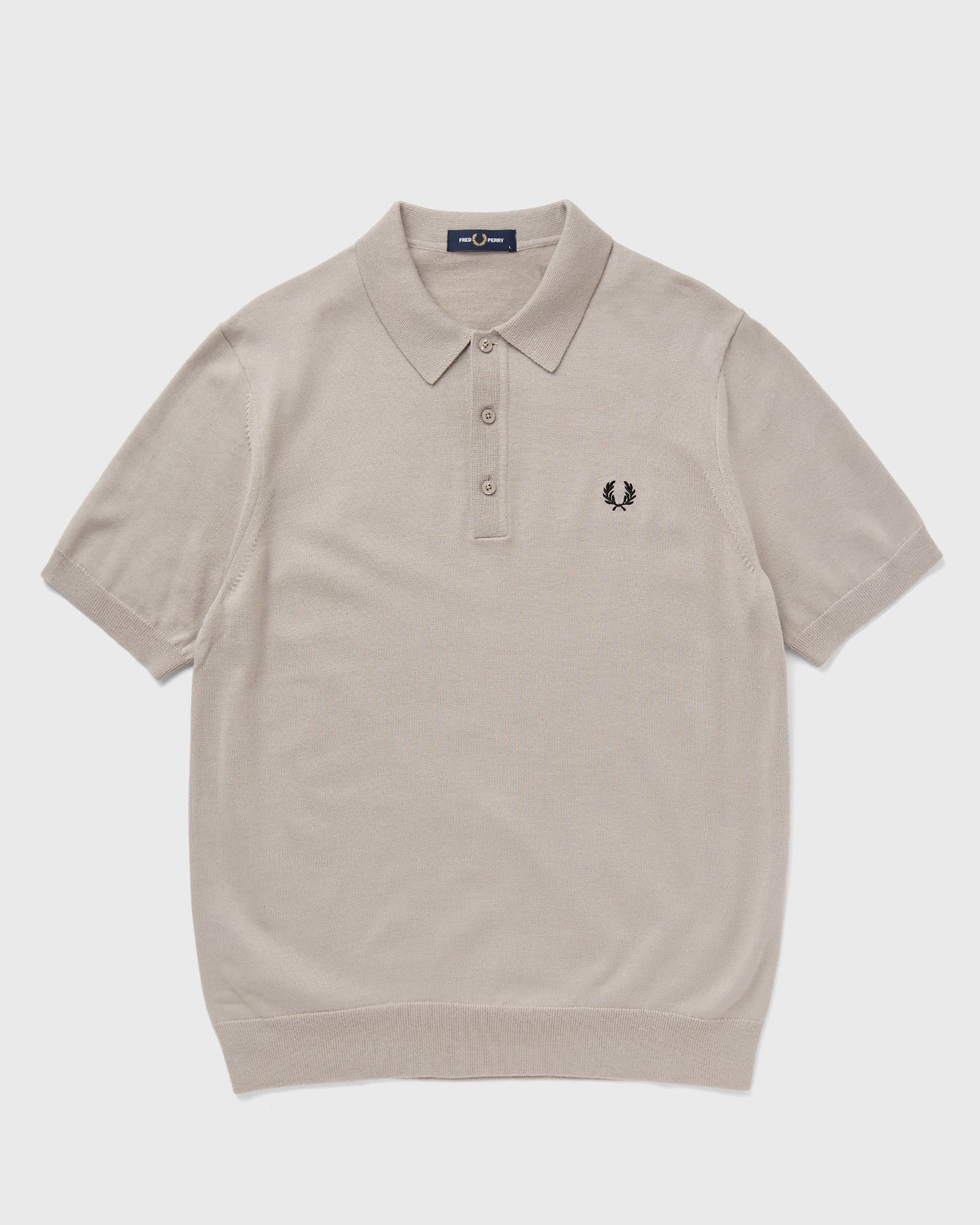 Fred Perry Classic Knitted Shirt men Polos white in Größe:M von Fred Perry