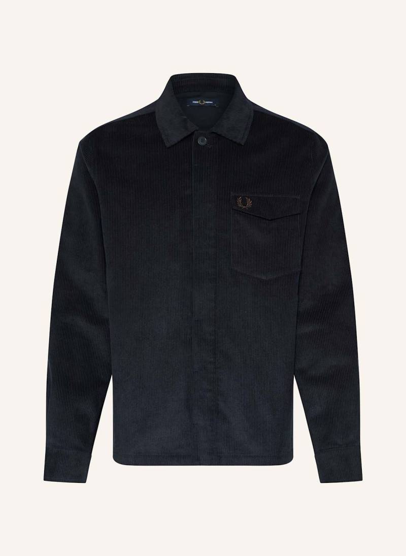 Fred Perry Cord-Overjacket blau von Fred Perry