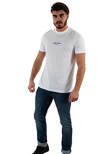 T-SHIRT UOMO FRED PERRY WHITE von Fred Perry