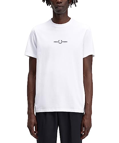 T-SHIRT UOMO FRED PERRY WHITE von Fred Perry