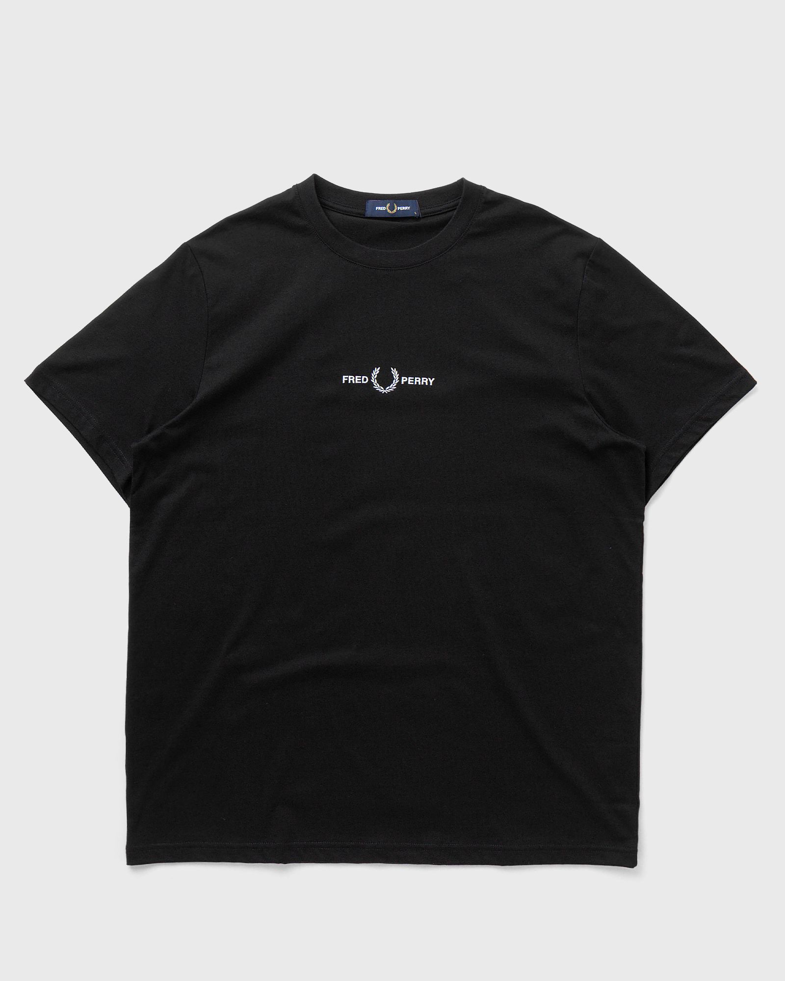 Fred Perry Embroidered T Shirt men Shortsleeves black in Größe:XL von Fred Perry