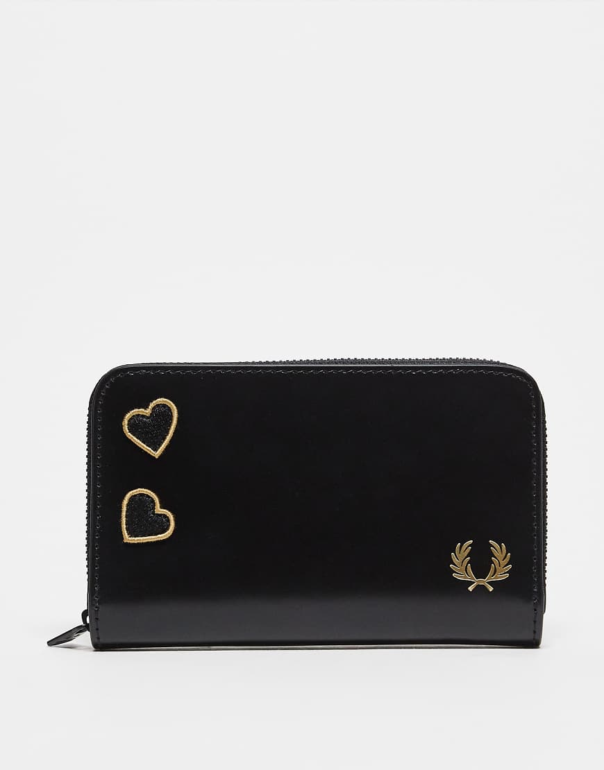 Fred Perry - Geldbörse aus Leder in Schwarz mit Reißverschluss Fred Perry - Geldbörse aus Leder in Schwarz mit Reißverschluss von Fred Perry
