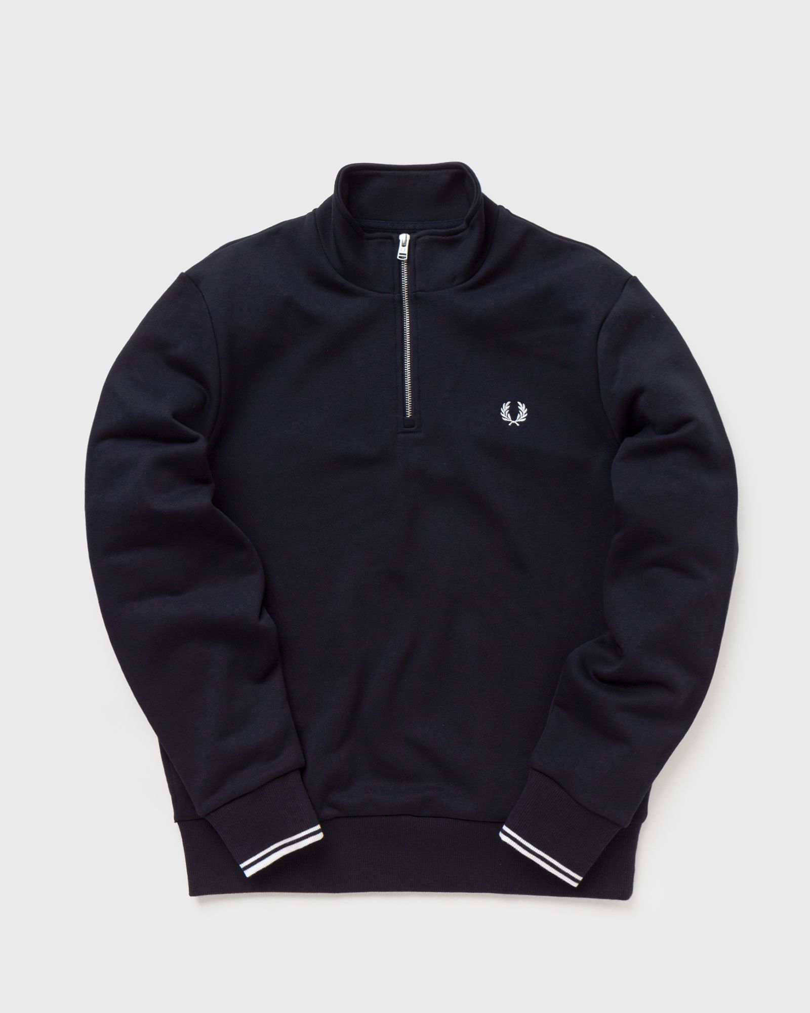 Fred Perry HALF ZIP SWEATSHIRT men Half-Zips blue in Größe:M von Fred Perry