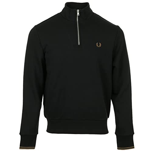 Fred Perry Half Zip Sweatshirt, Sweatshirt - M von Fred Perry