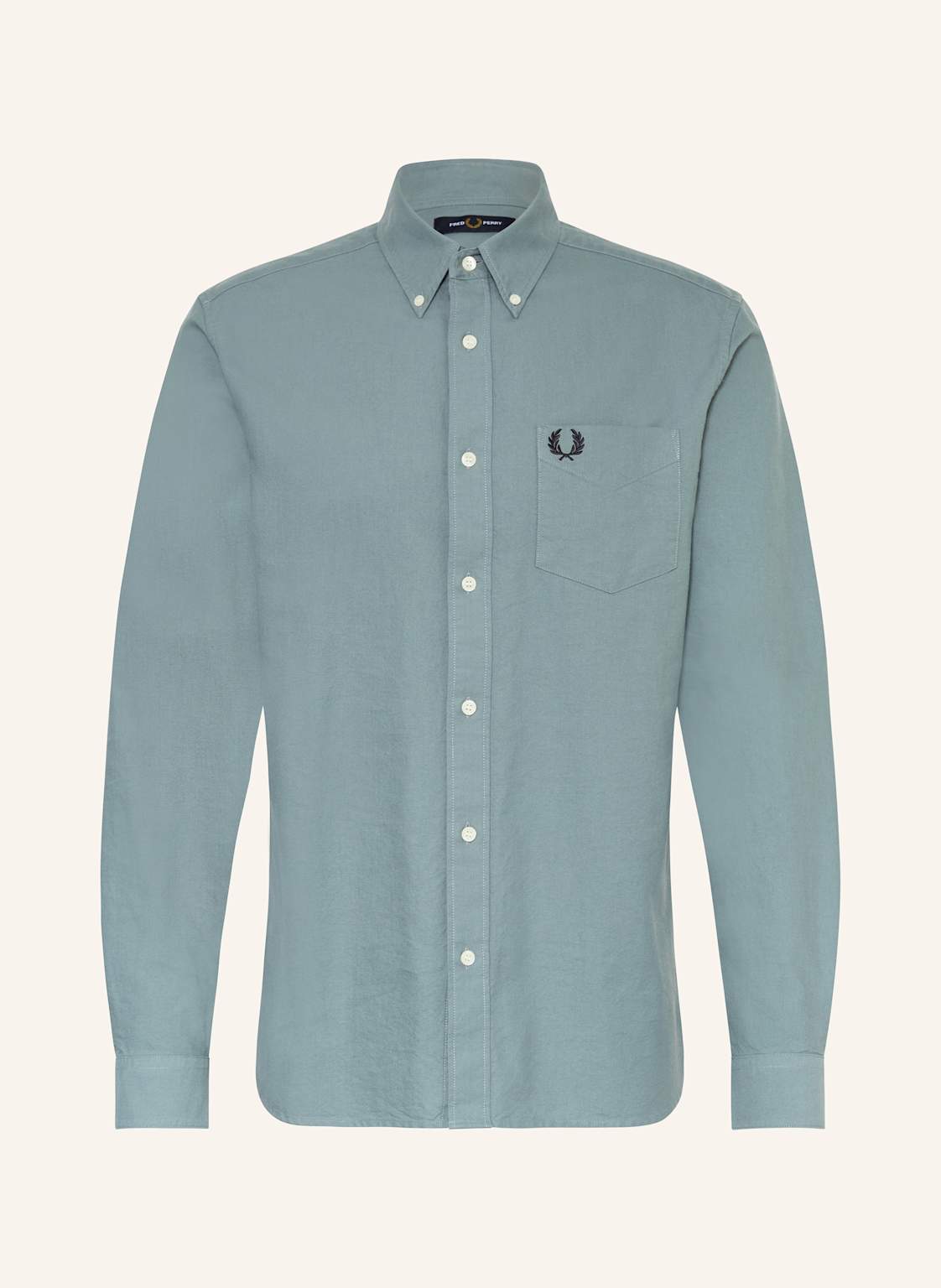 Fred Perry Hemd Regular Fit blau von Fred Perry