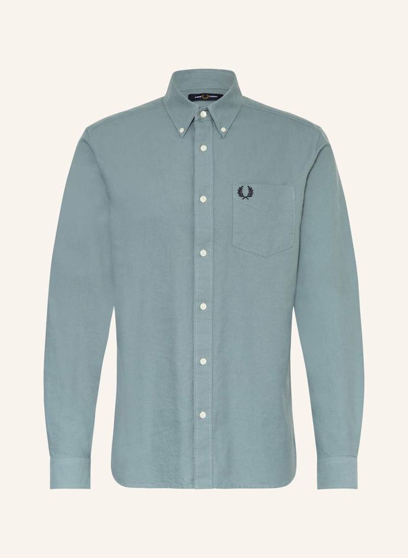 Fred Perry Hemd Regular Fit blau von Fred Perry
