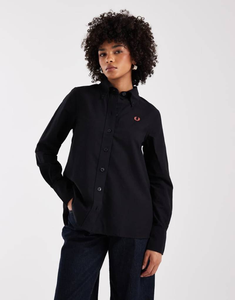 Fred Perry - Hemd in Schwarz von Fred Perry