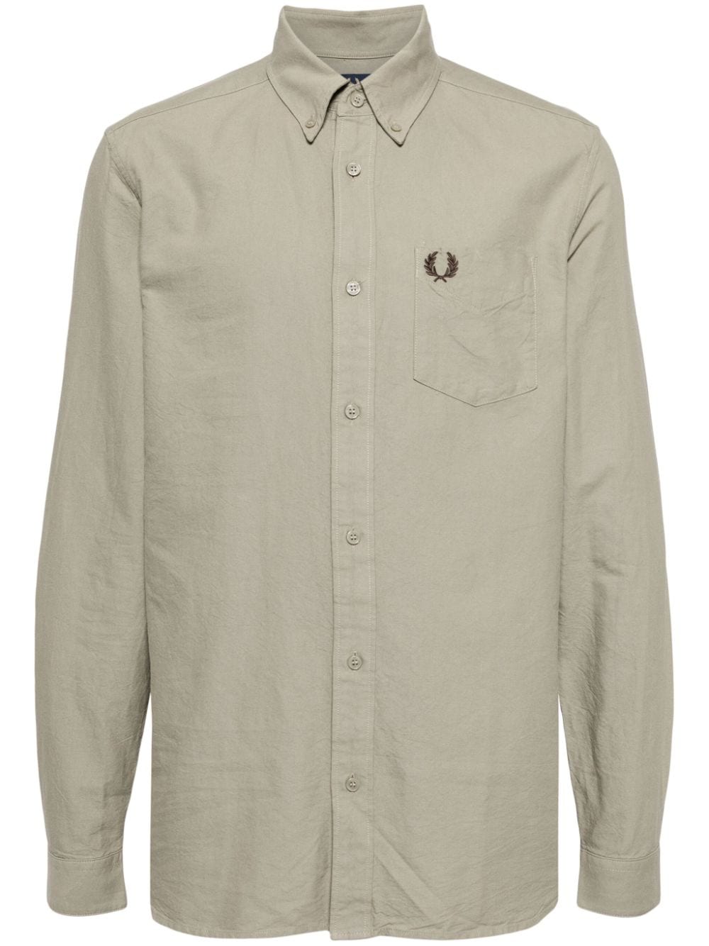 Fred Perry Hemd mit Logo-Stickerei - Nude von Fred Perry