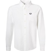 Fred Perry Herren Hemd weiß Baumwolle von Fred Perry