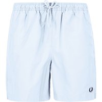 Fred Perry Herren Badeshorts blau unifarben von Fred Perry