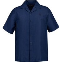 Fred Perry Herren Kurzarmhemd blau von Fred Perry