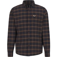 Fred Perry Herren Hemd braun kariert von Fred Perry