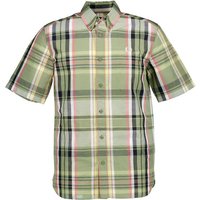 Fred Perry Herren Kurzarmhemd grün,multicolor kariert von Fred Perry