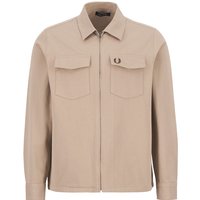 Fred Perry Herren Overshirt beige von Fred Perry