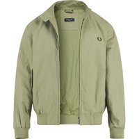 Fred Perry Herren Blouson grün unifarben von Fred Perry