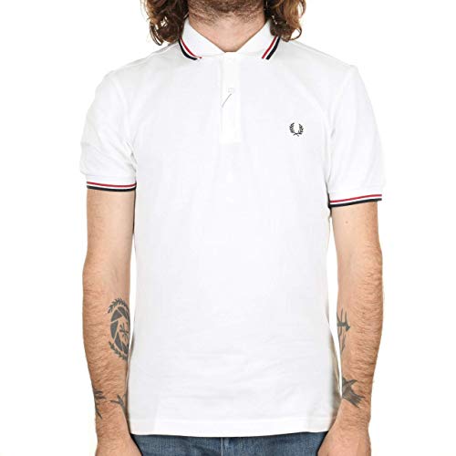 Fred Perry Herren M3600-748-xxxl Poloshirt, Weiß (Snow White C84), XXX-Large von Fred Perry