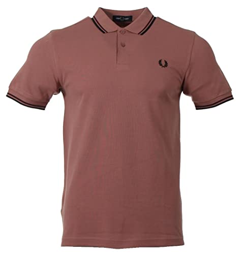 Fred Perry Herren Polo Lachsfarben (as3, Alpha, x_l, Regular, Regular) von Fred Perry