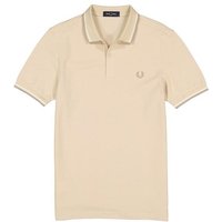 Fred Perry Herren Polo-Shirt beige Baumwoll-Piqué von Fred Perry