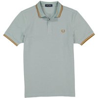 Fred Perry Herren Polo-Shirt grün Baumwoll-Piqué von Fred Perry