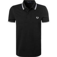 Fred Perry Herren Polo-Shirt schwarz Slim Fit von Fred Perry