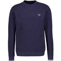 Fred Perry Herren Pullover blau unifarben von Fred Perry