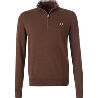 Fred Perry Herren Troyer braun unifarben von Fred Perry