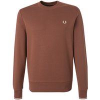 Fred Perry Herren Sweatshirt braun unifarben von Fred Perry