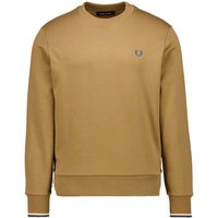 Fred Perry Herren Sweatshirt braun unifarben von Fred Perry