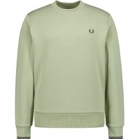 Fred Perry Herren Sweatshirt grün unifarben von Fred Perry