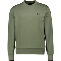 Fred Perry Herren Sweatshirt grün unifarben von Fred Perry