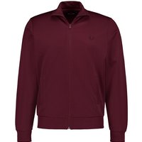 Fred Perry Herren Sweatjacke rot unifarben von Fred Perry